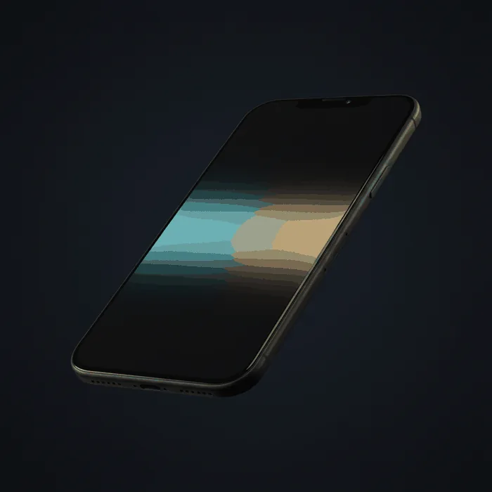 3D device mockup representing the MegaPari mobile app